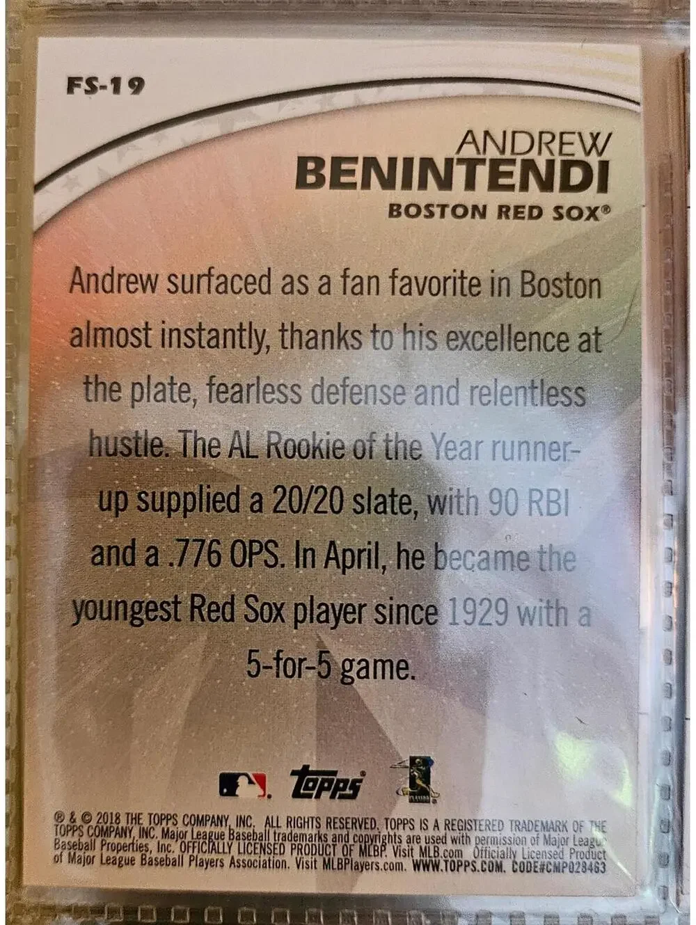 Topps 2018 future